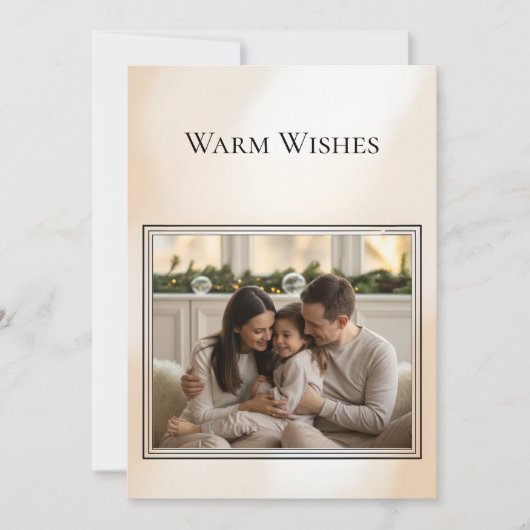 Family Photo Christmas Card (正面)