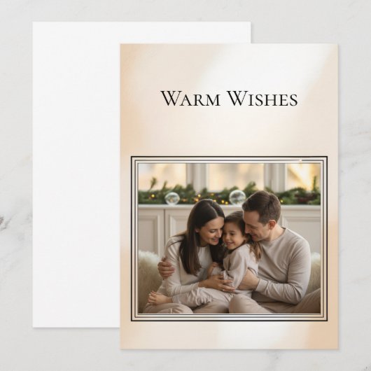 Family Photo Christmas Card (正面/裏面)