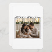 Family Photo Christmas Card (正面/裏面)