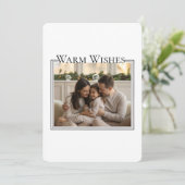 Family Photo Christmas Card (スタンド正面)