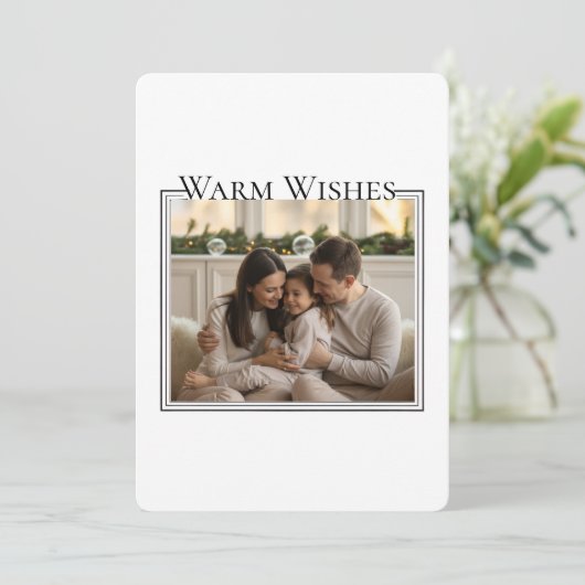 Family Photo Christmas Card (スタンド正面)