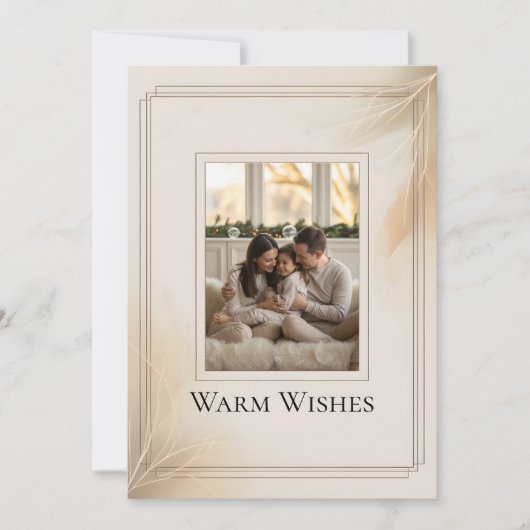 Family Photo Christmas Card (正面)