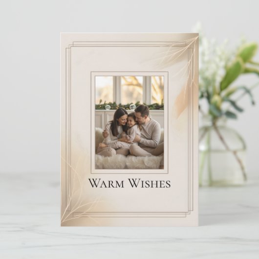 Family Photo Christmas Card (スタンド正面)