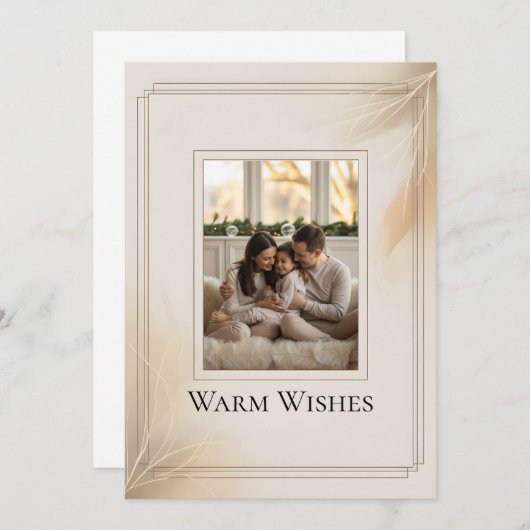 Family Photo Christmas Card (正面/裏面)