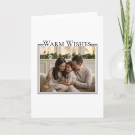 Family Photo Christmas Card カード