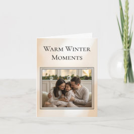 Family Photo Christmas Card カード