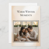 Family Photo Christmas Card シーズンカード (正面/裏面)