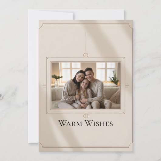 Family Photo Christmas Card シーズンカード (正面)