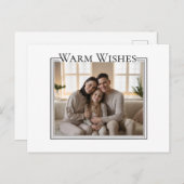 Family Photo Christmas Card シーズンポストカード (正面/裏面)