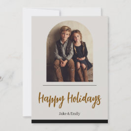 Family Photo Christmas Card | Happy Holidays シーズンカード