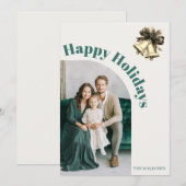 Family Photo Christmas Card | Happy Holidays シーズンカード (正面/裏面)