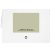 Family Photo Christmas Card Holy Land Theme (裏面横)