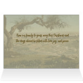 Family Photo Christmas Card Holy Land Theme (内部横(上))