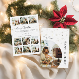 Family Photo Christmas Holiday Card Minimalist シーズンカード