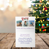  Family Photo Christmas Personalize Holiday Card  カード