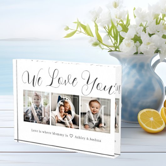 Family Photo Collage for Mom フォトブロック