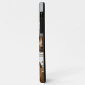 Family Photo Collage Gray 4 Picture Case-Mate iPhoneケース (裏面/左)