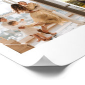 Family Photo Collage Photo Strip ポスター (角)