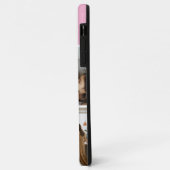 Family Photo Collage pink 4 Picture Case-Mate iPhoneケース (裏面/左)