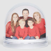 FAMILY PHOTO CUSTOM SNOW GLOBE (正面)