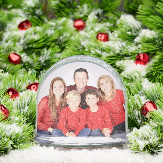 FAMILY PHOTO CUSTOM SNOW GLOBE (クリスマス)