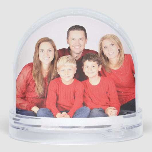 FAMILY PHOTO CUSTOM SNOW GLOBE (裏面)