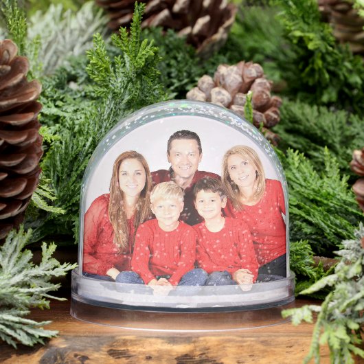 FAMILY PHOTO CUSTOM SNOW GLOBE (冬)