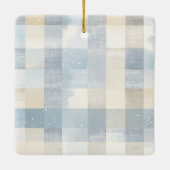 Family Photo Elegant Christmas Ornament セラミックオーナメント (裏面)