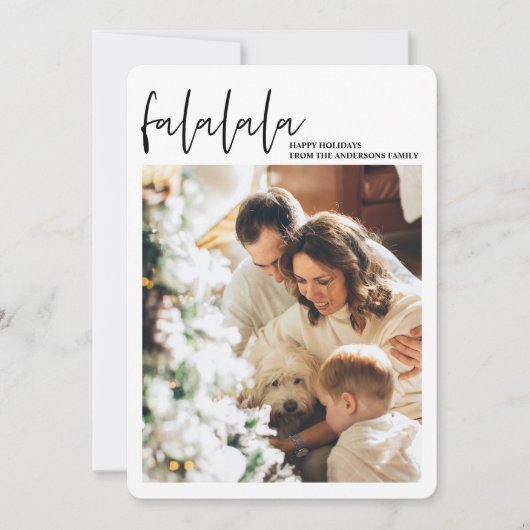 Family Photo Falalala | Happy Holidays (正面)