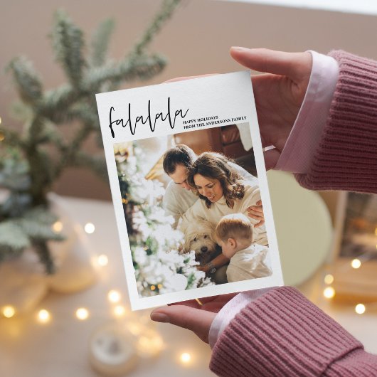 Family Photo Falalala | Happy Holidays