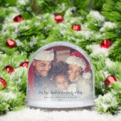 Family Photo First Christmas with Dog Custom (クリスマス)