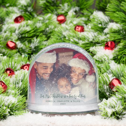 Family Photo First Christmas with Dog Custom (クリスマス)