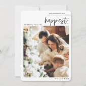 Family Photo Happy Holiday (正面)