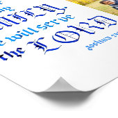 Family Photo Joshua 24 15 Bible Verse ポスター (角)