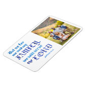 Family Photo Joshua 24 15 Bible Verse マグネット (左側)