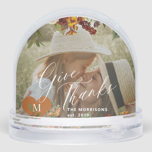 Family photo keepsake Thanksgiving fall decor (裏面)