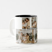 Family Photo Mug | Add Custom Photos and Text ツートーンマグカップ (正面左)