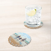 Family Photo Paper Coaster Personalized Text ペーパーコースター (インサイチュ)