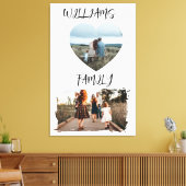 Family Photo Stretched Canvas Print キャンバスプリント (インサイチュ (リビング))