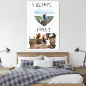 Family Photo Stretched Canvas Print キャンバスプリント (インサイチュ (寝室))
