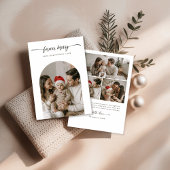 Family Photo With Baby Forever Merry Christmas シーズンカード
