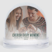 Family Photo with Dog Ugly Sweater Christmas (裏面)