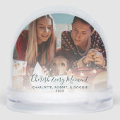 Family Photo with Pet Dog Christmas Custom (裏面)