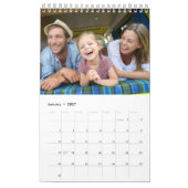 Family Photos Collage Love Script 2025 カレンダー (1月 2027)
