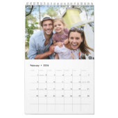Family Photos Collage Love Script 2025 カレンダー (2月 2026)