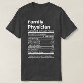 Family Physician Nutritional And Undeniable Factor Tシャツ (デザイン正面)