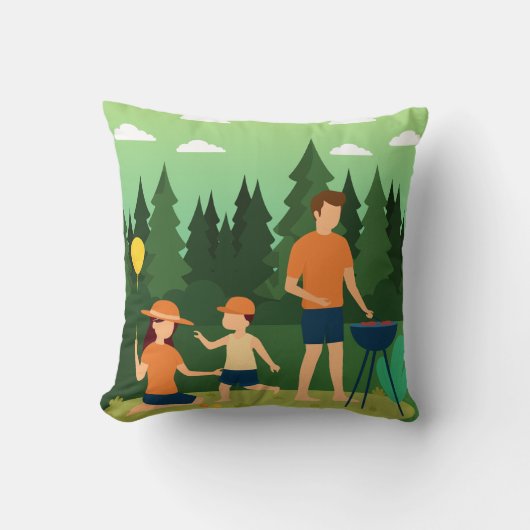 FAMILY PICNIC クッション (正面)