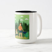 FAMILY PICNIC ツートーンマグカップ (正面右)