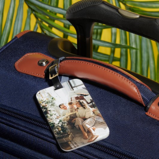 Family Picture Luggage Tag – Create Your Own ラゲッジタグ (正面インサイチュ1)