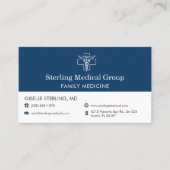 Family Practice Doctor Office Appointment  名刺 (正面)